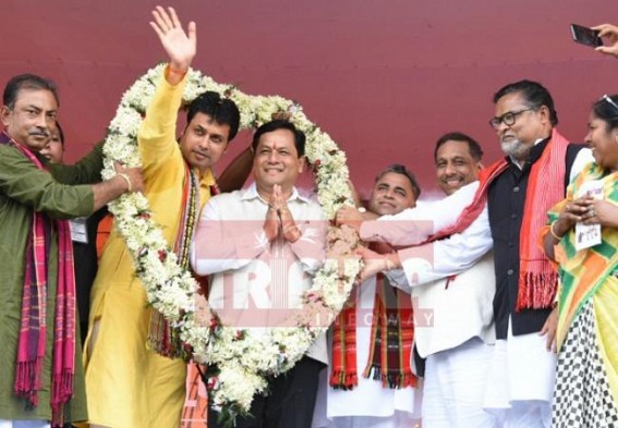 Assam CM inaugurates MODI fest in Left-ruled Tripura